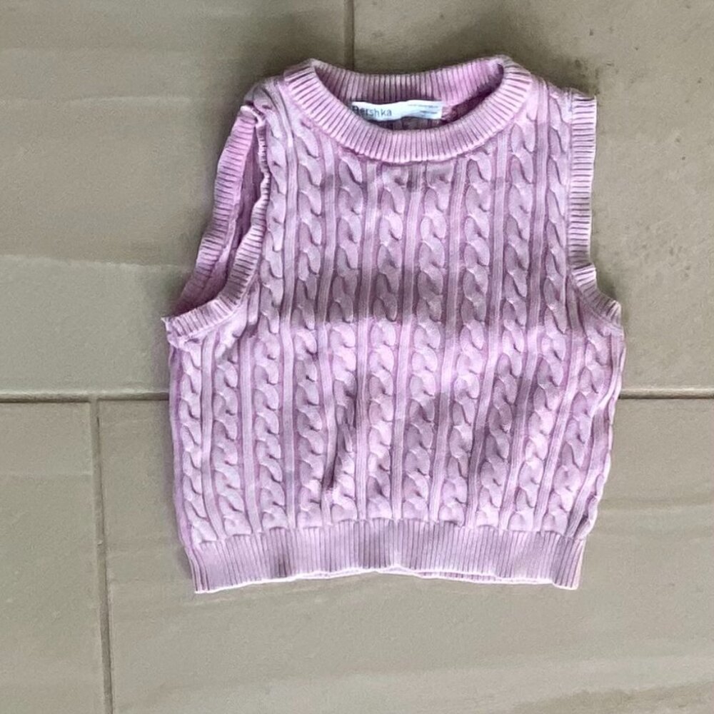 Bershka Womens US XS knitted tank top